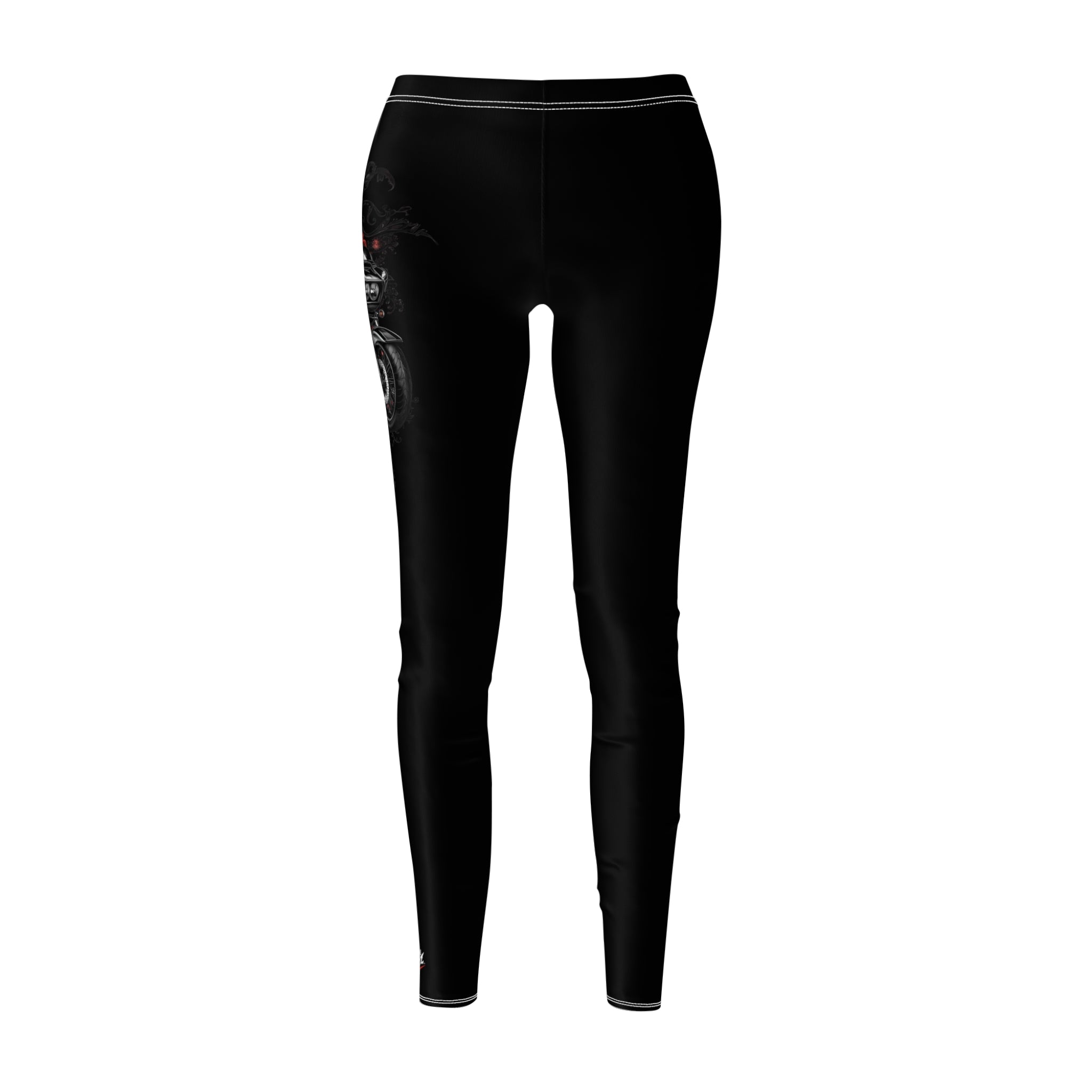 Rose Road Glide - Motorcycle - Women's Casual Leggings - DC0254